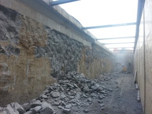 Efekt po pracy robota brokk